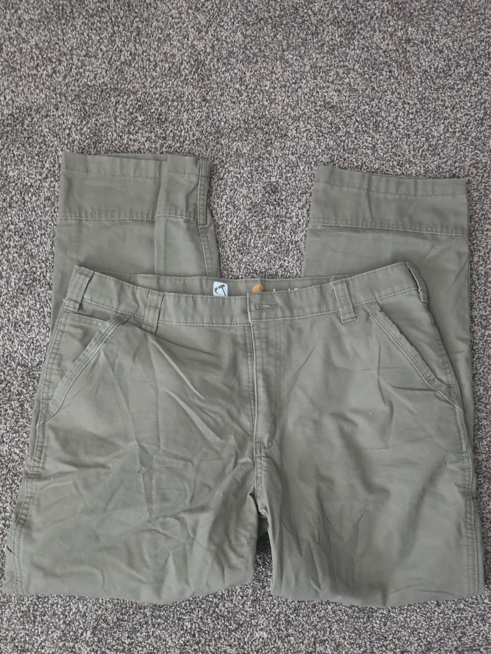 Carhartt Men's Olive Utility Chinos